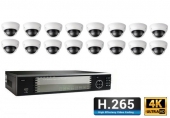 Set 4K: Recorder + 16x 4K IP Camera