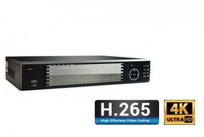  25 kanaals NVR Recorder 4K 6TB H.265