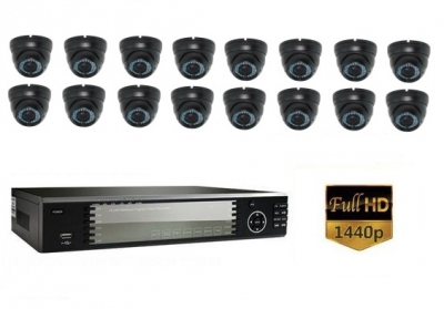 Set 2K: Premium NVR + 16x 2K IP Camera